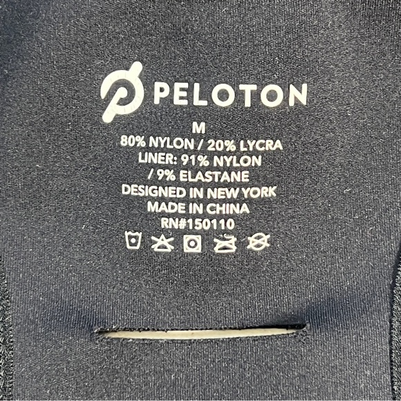 Peloton Advance Black Racerback Sports Bra Women’s Size Medium - Picture 6 of 6